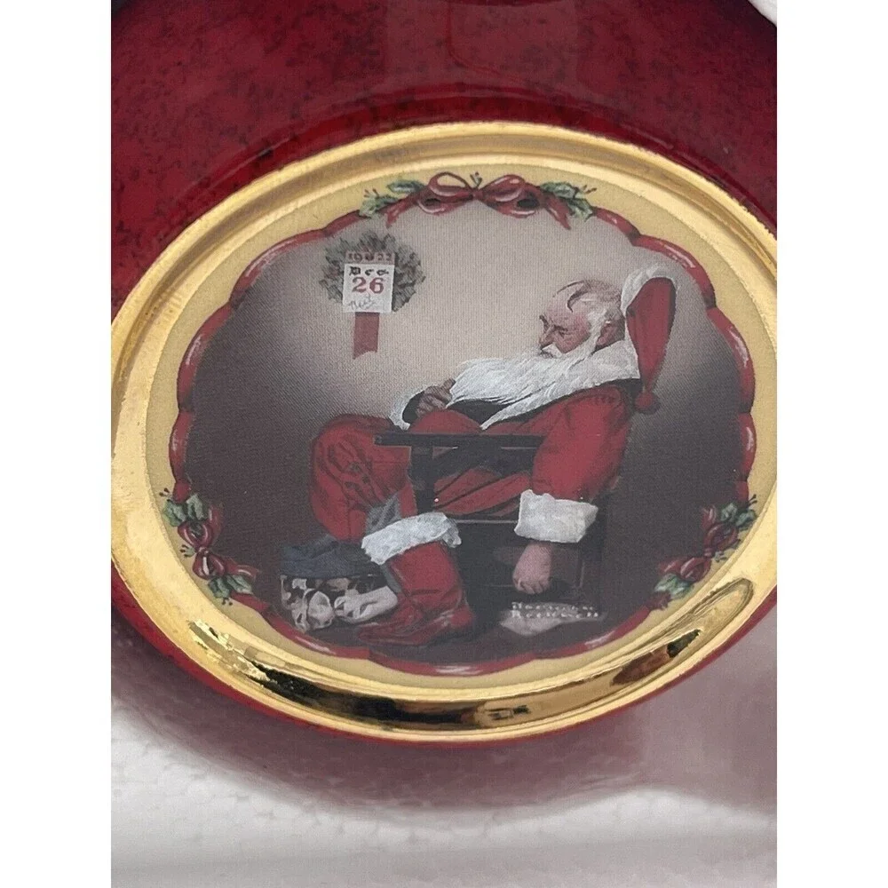 2 Norman Rockwell In this Christmas Spirit / The Day After Christmas Ornaments